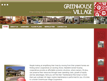 Tablet Screenshot of greenhousevillage.com